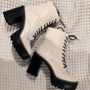 Madden Girl White ‘Karma’ Boots